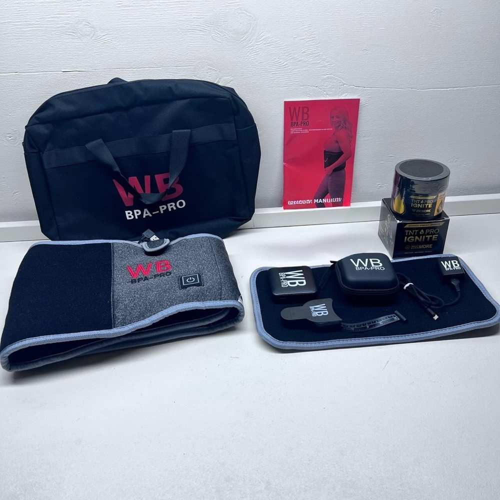 ⏳ LN WaistBuster Lipo BPA-Pro System kit home WB belt LED red Ignite gel waist
